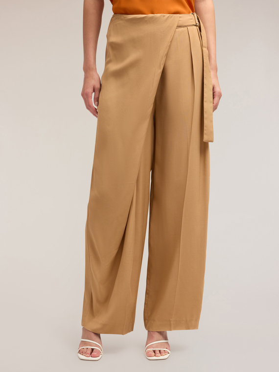 Viscose pareo trousers