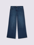 Jeans wide leg lavaggio blu image number 5