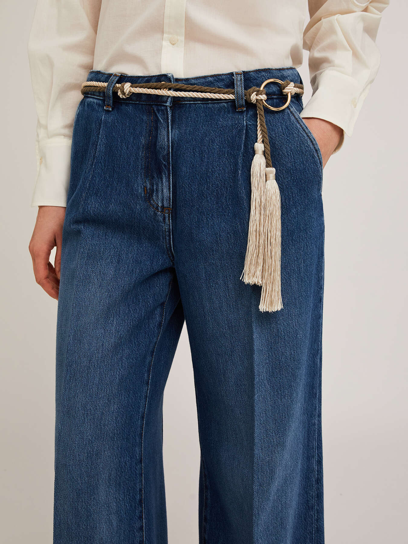 Ceinture en corde avec pampilles image number 0