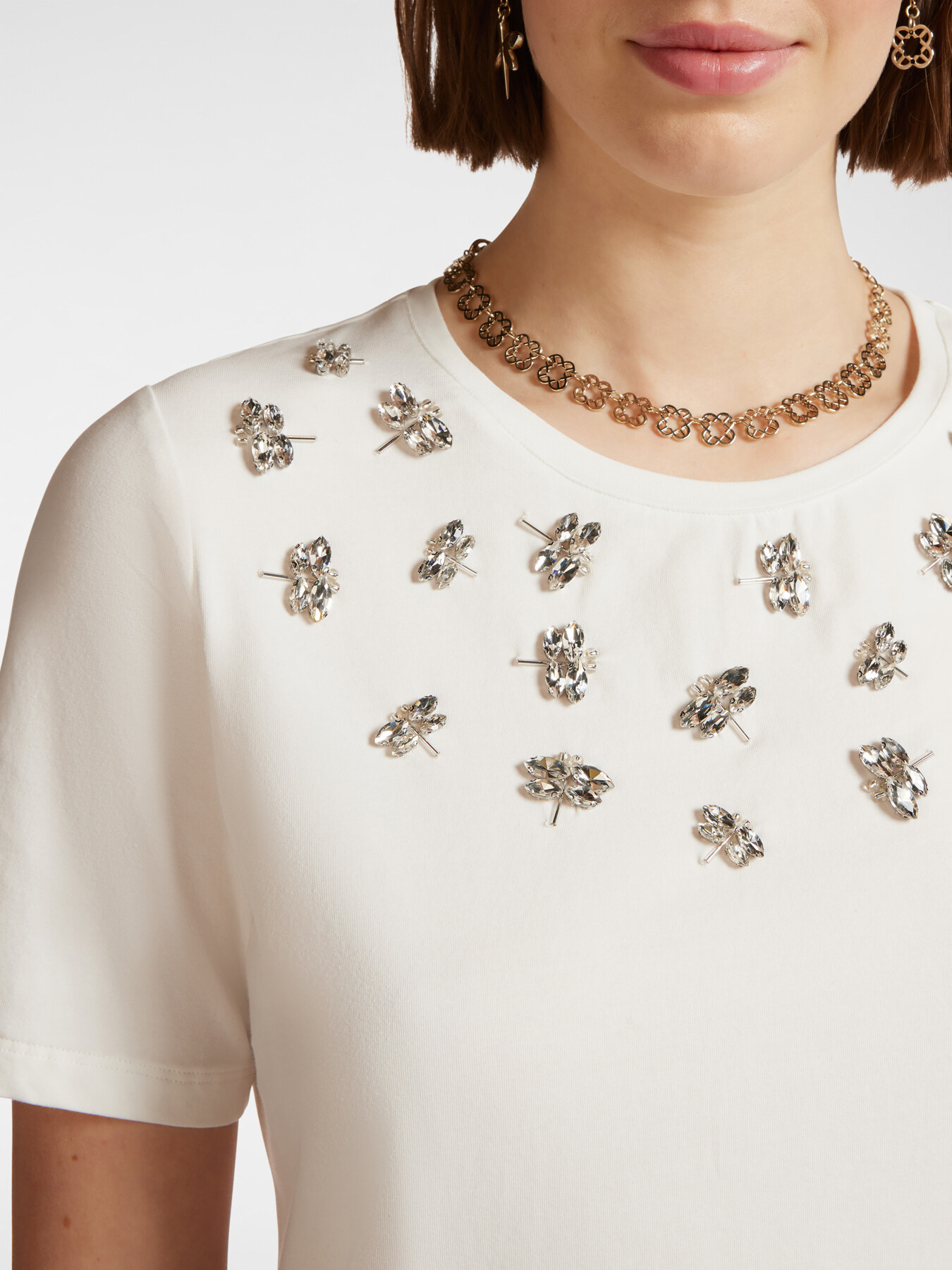 T-Shirt mit Libellen-Stickerei image number 3