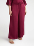 Satin palazzo trousers image number 2