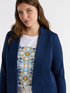Milano knit fabric blazer image number 3