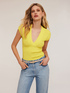T-shirt in maglia plissé image number 2