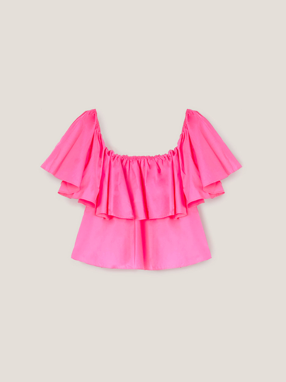 Blusa estiva off-shoulders