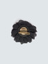Collier avec broche fleur en tulle image number 5