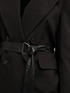 Double-breasted blazer with belt image number 3