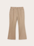 Kick-Flare-Hose aus Stretch-Baumwolldrillich image number 3
