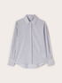 Hemd aus Popeline mit Lurex-Streifen image number 4