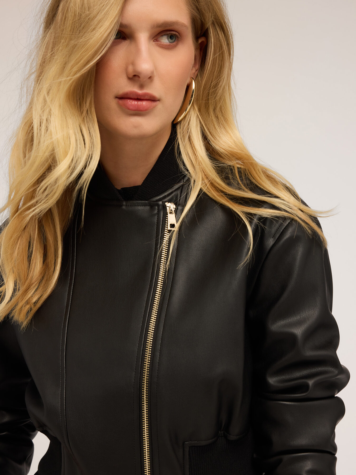 Blouson biker court image number 3