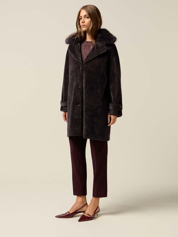 Cappotto in tessuto morbido