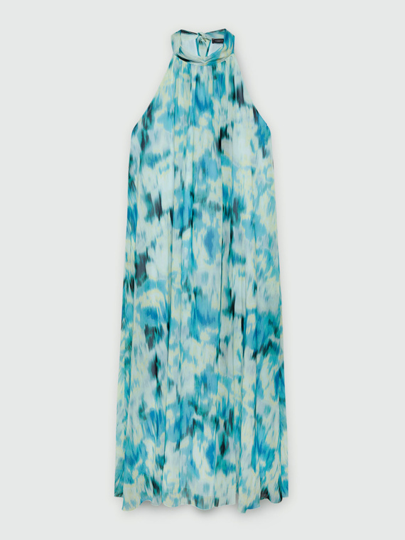 Long printed dress