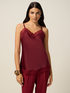 Top lingerie in raso e pizzo image number 0
