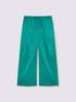 Pantalon palazzo en satin image number 4