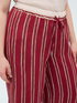 Wide-Leg-Hose aus Viskose mit Streifen image number 3