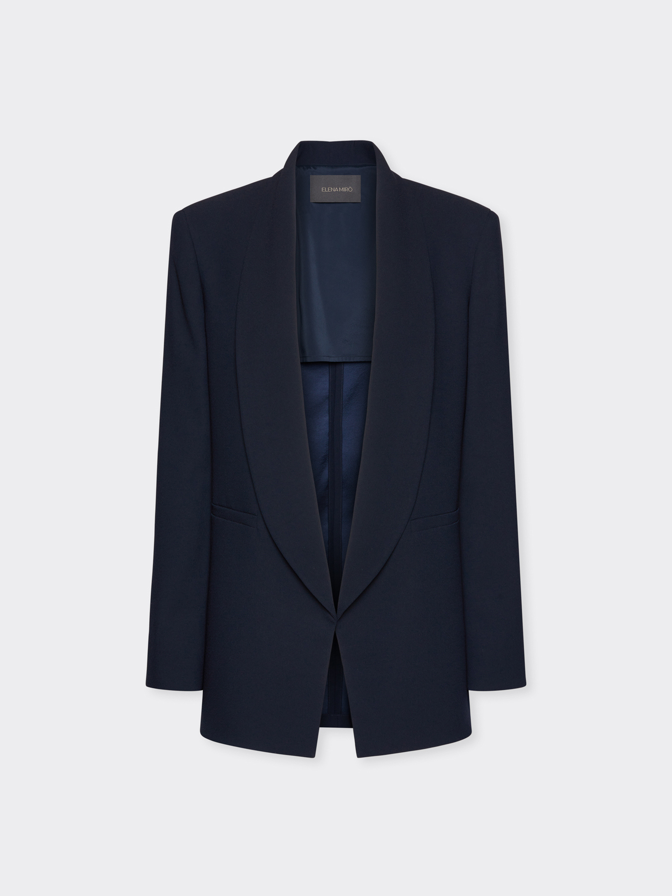 Structured cr&ecirc;pe jacket image number 4