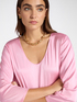 Stretch satin blouse image number 0