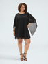 Robe en georgette avec manches kimono maxi image number 2