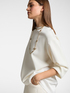 Sweatshirt aus zwei Stoffen mit Monogramm-Stickerei image number 3
