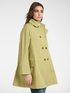 Trench cruzado en gabardina image number 0