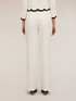 Pantaloni palazzo con piega stirata image number 1