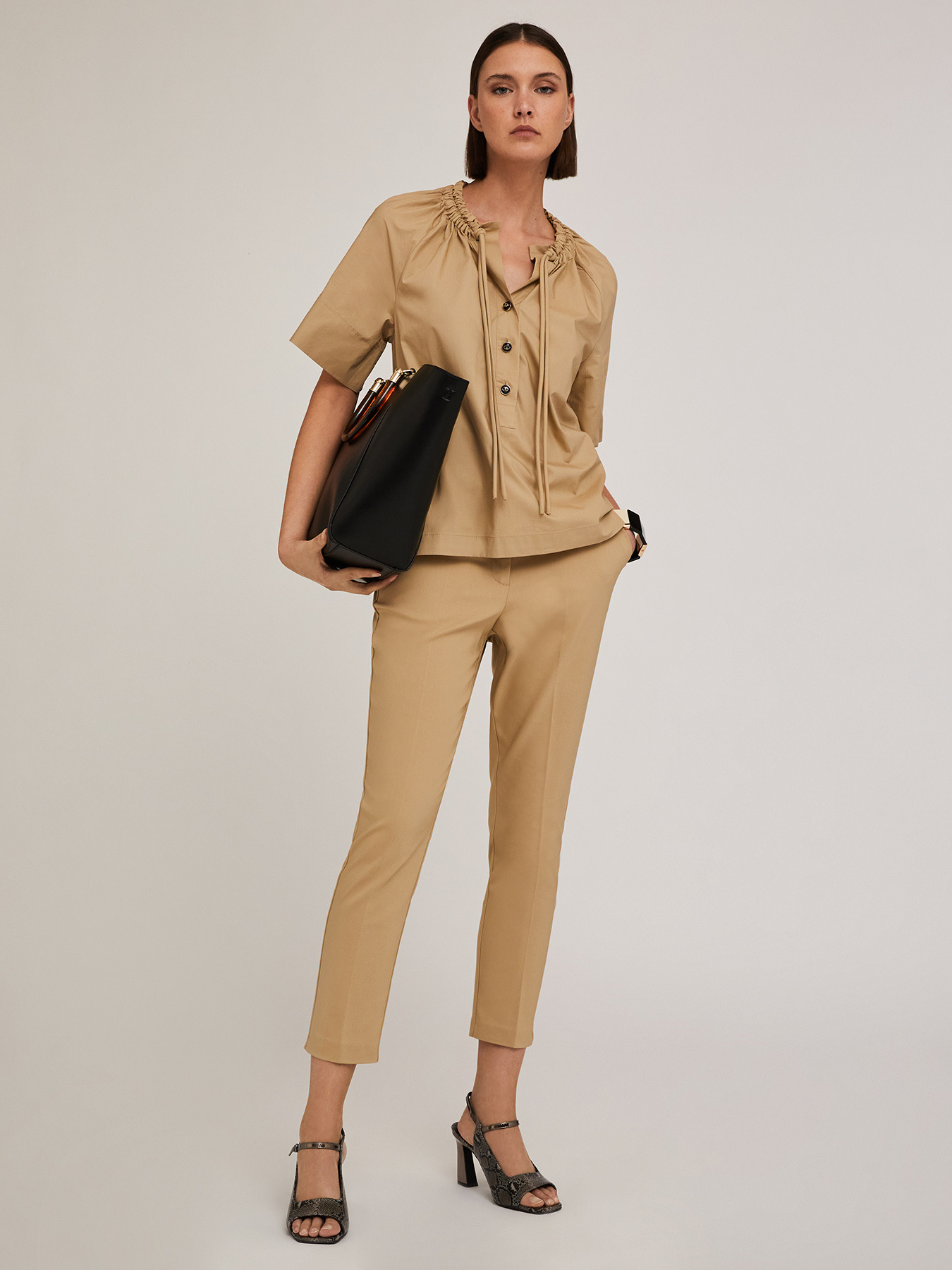 Camicia con coulisse image number 3