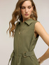 Long jumpsuit with cargo pockets image number 3