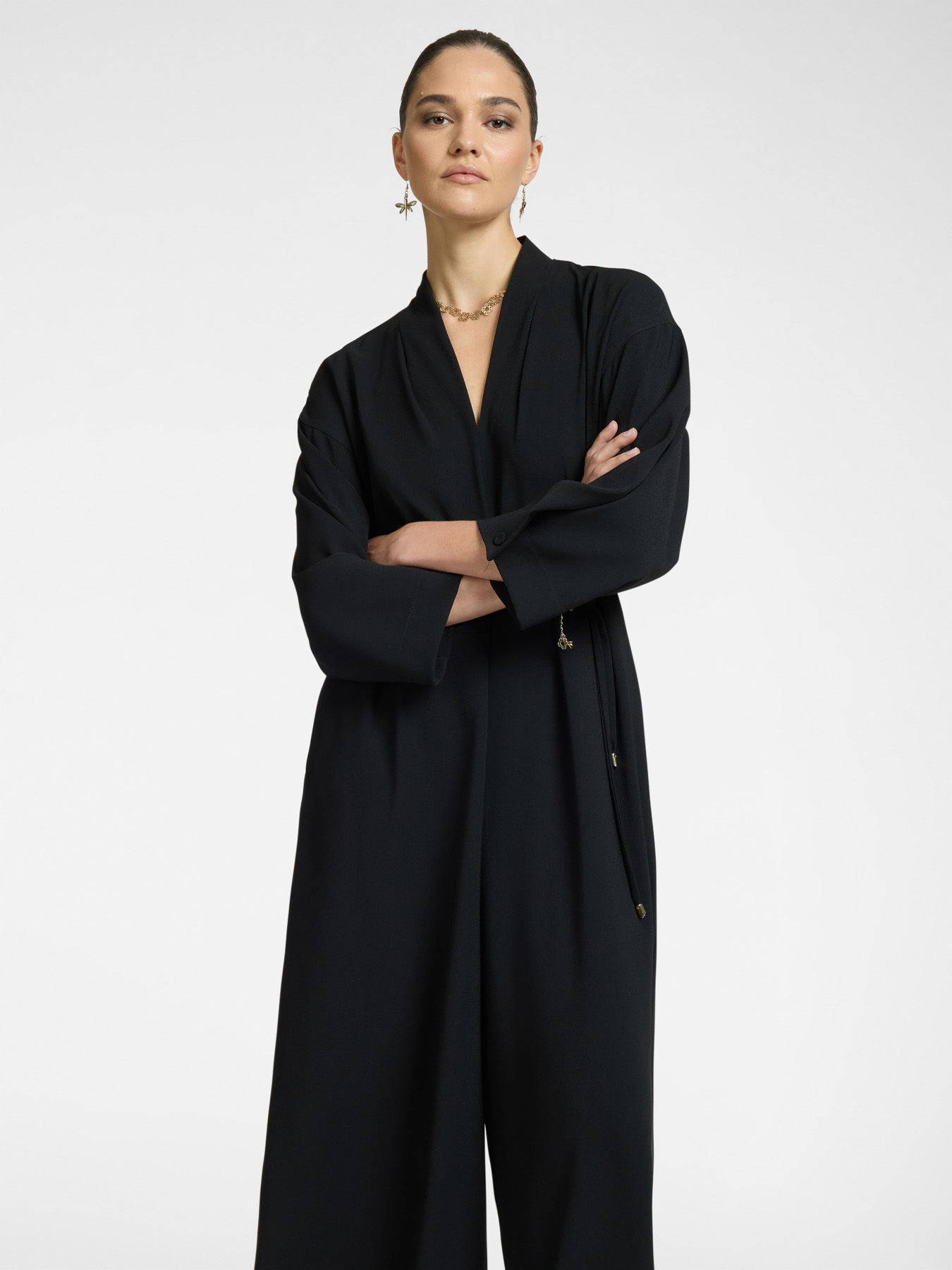 Combinaison en jersey avec ceinture image number 1