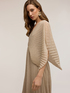 Metallic pleated long dress image number 3
