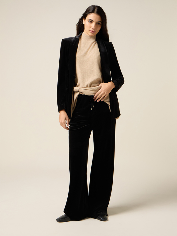 Palazzo pants in chenille