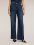 Wide fit palazzo jeans in lyocell blend image number 0