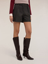 Cropped shorts with check pattern image number 2