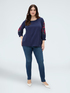 T-shirt en viscose avec broderies image number 0