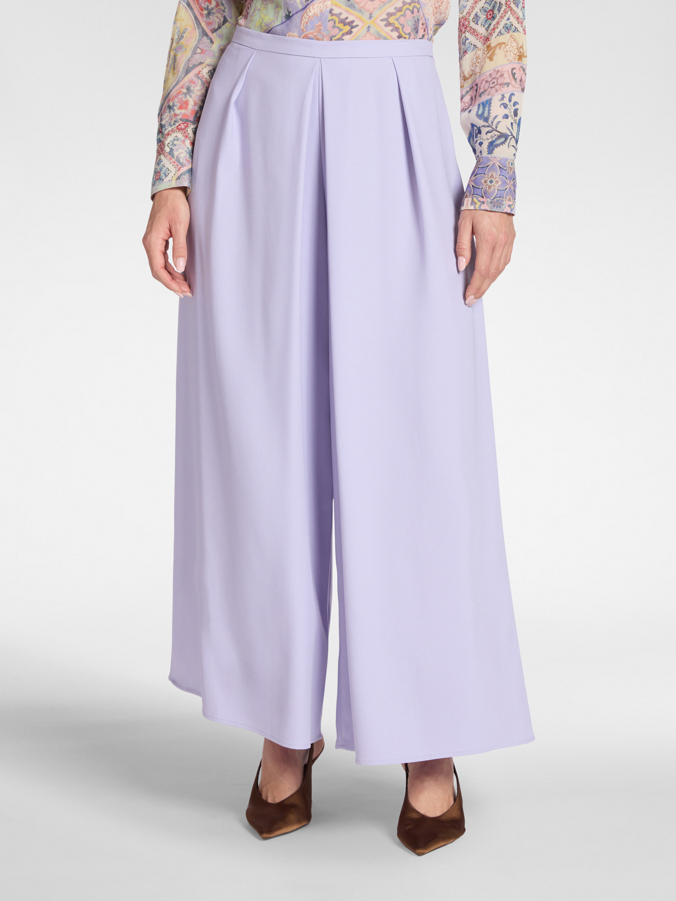 Pantaloni palazzo in cady image number 2