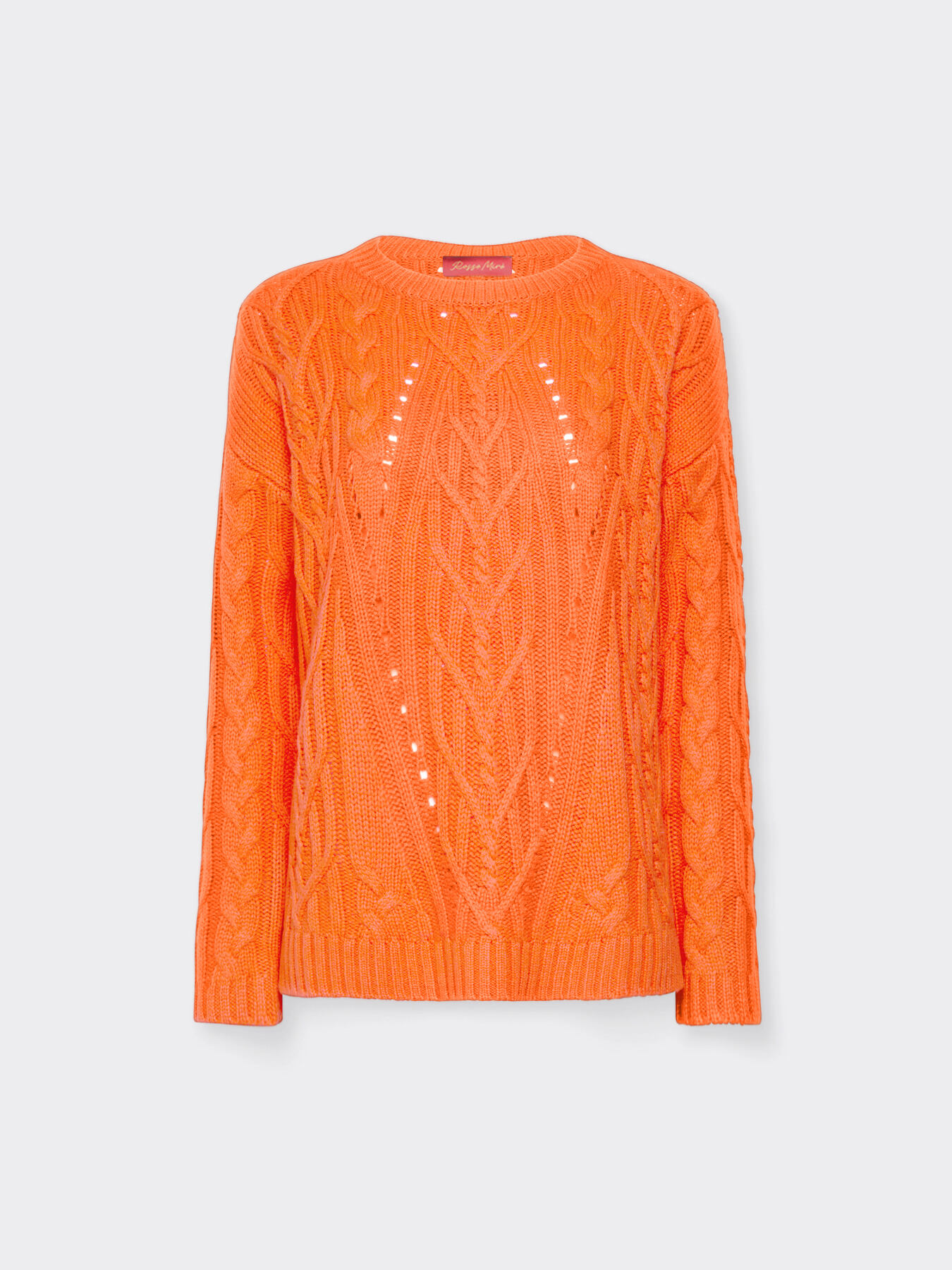 Wool sweater with workmanship image number 4