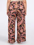 Wide leg pants in jersey with bandana print image number 1