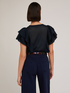 Maglia lurex con volant image number 1