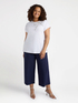 T-shirt with bow embroidery image number 2