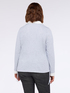 Two-material shirt with contrasting collar image number 1