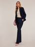 Palazzo trousers with ironed crease image number 0