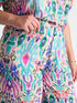 Printed palazzo trousers image number 3