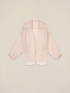 Shoulder-covering blouse in silk blend voile image number 3