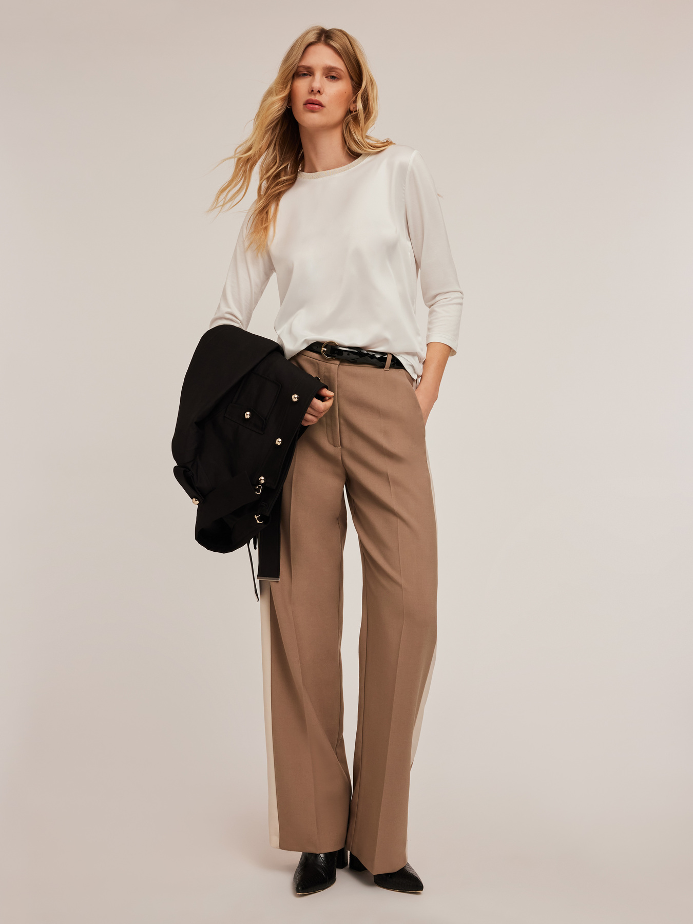 T-shirt bimaterica image number 0