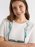 T-Shirt mit Brillen-Print image number 3