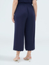 Cropped-Hose mit besticktem Saum image number 1