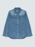 Camicia in denim con punti luce image number 5