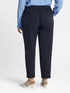 Pantaloni Carrot Fit in tessuto stretch image number 2