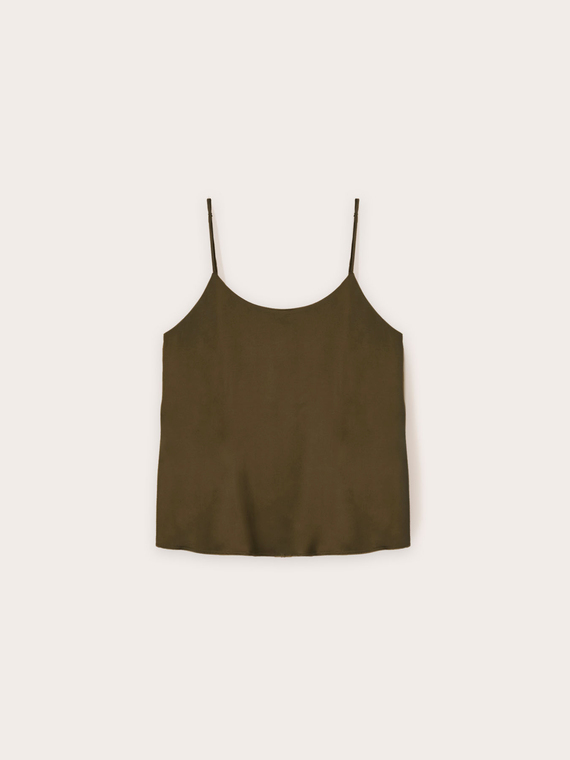 Top lingerie in raso