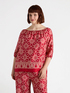 Ethnic print blouse image number 2