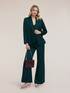 Veste fluide en satin avec ceinture image number 2