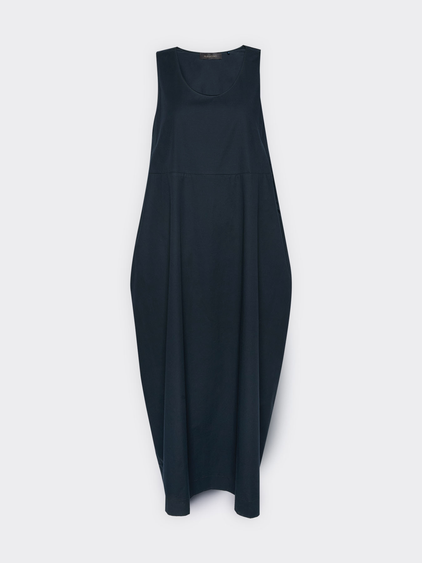 Barrel dress in poplin image number 4